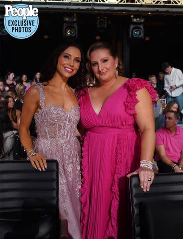 <p>Jenna Johnson Chmerkovskiy </p> Jenna Johnson Chmerkovskiy with choreographer, Mandy Moore