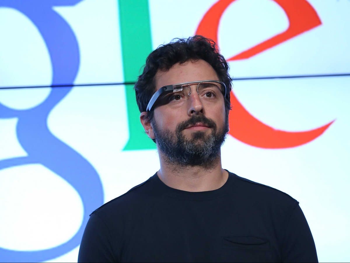 sergey brin google glass