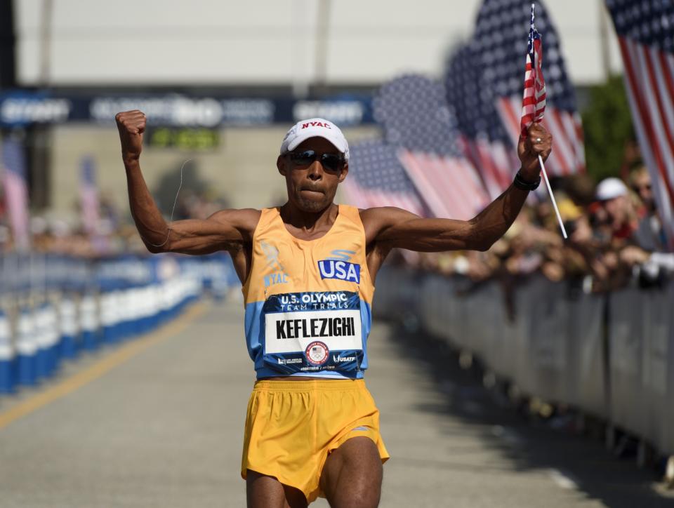<p>A regular on Team USA, Keflezighi's fourth Olympic appearance provides him an opportunity to add to his one career silver. (AP) </p>
