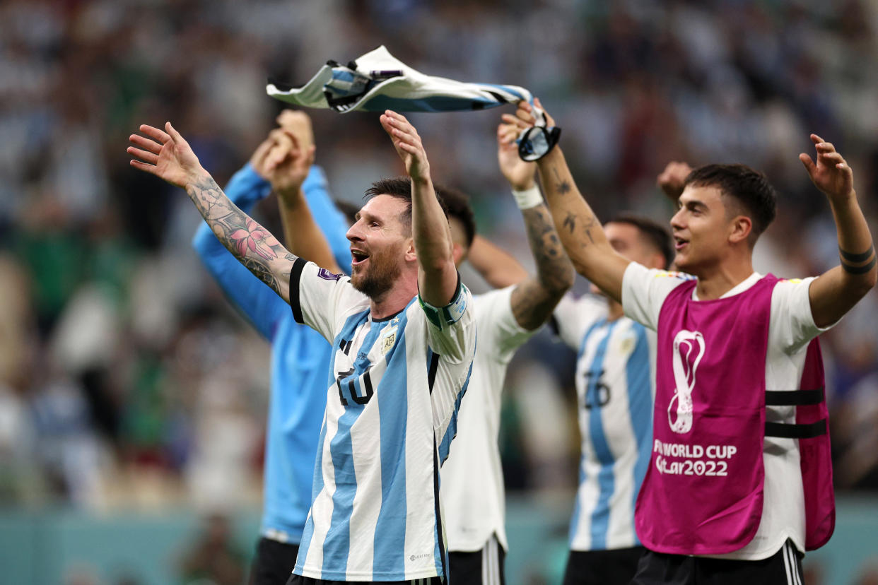 Argentina derrotó a México en el Grupo C de Qatar 2022 (Foto: Dean Mouhtaropoulos/Getty Images)