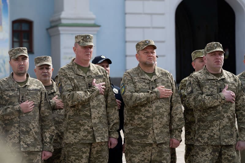 Marking the Day of Ukrainian Statehood in Kyiv