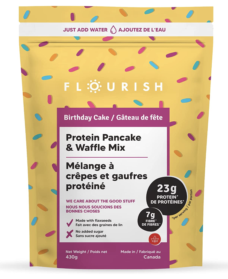 Flourish Protein Pancake & Waffle Mix (Photo via Amazon)