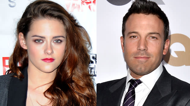 Kristen Stewart, left, and Ben Affleck are said to be love interests in a new comedy