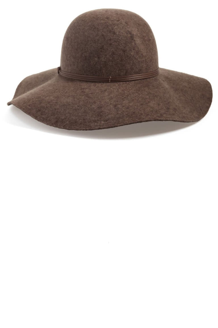 <p><strong>Hinge</strong> hat, $39, <a rel="nofollow noopener" href="http://shop.nordstrom.com/s/hinge-floppy-wool-hat/4287172?origin=category-personalizedsort&fashioncolor=GREY%20LIGHT%20HEATHER" target="_blank" data-ylk="slk:nordstrom.com;elm:context_link;itc:0;sec:content-canvas" class="link ">nordstrom.com</a>. </p>