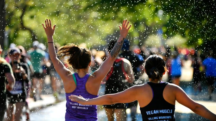 Runners at the Bolder Boulder