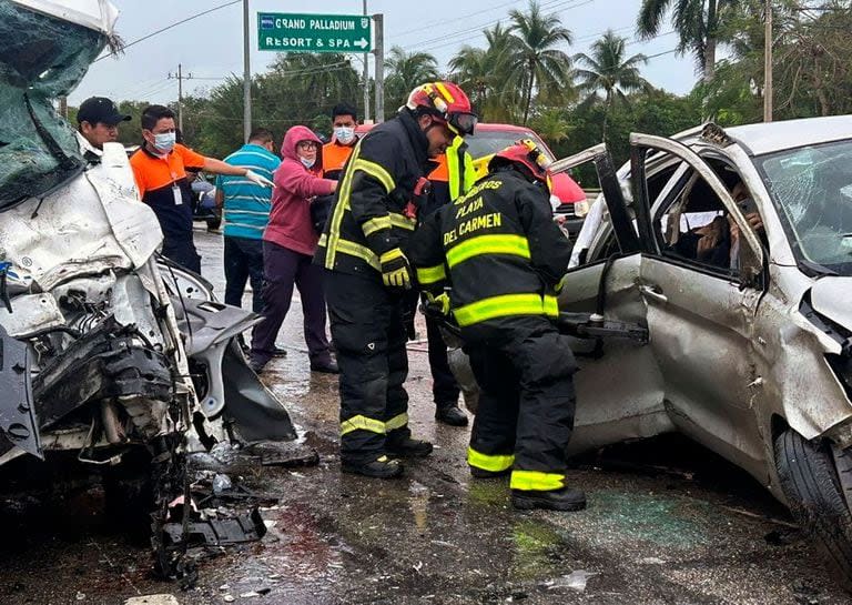 El accidente se produjo el 18 pasado en la ruta que va de Tulum a Playa del Carmen