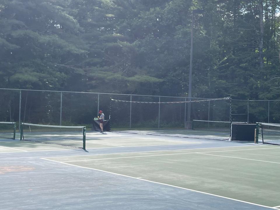 Sand Hill Park in Essex has four outdoor pickleball courts.