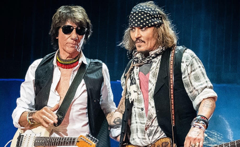 Johnny Depp y Jeff Beck / Cortesía 