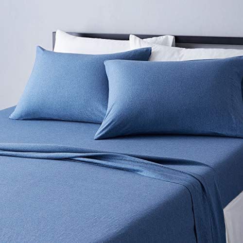 8) Heather Cotton Jersey Sheet Set