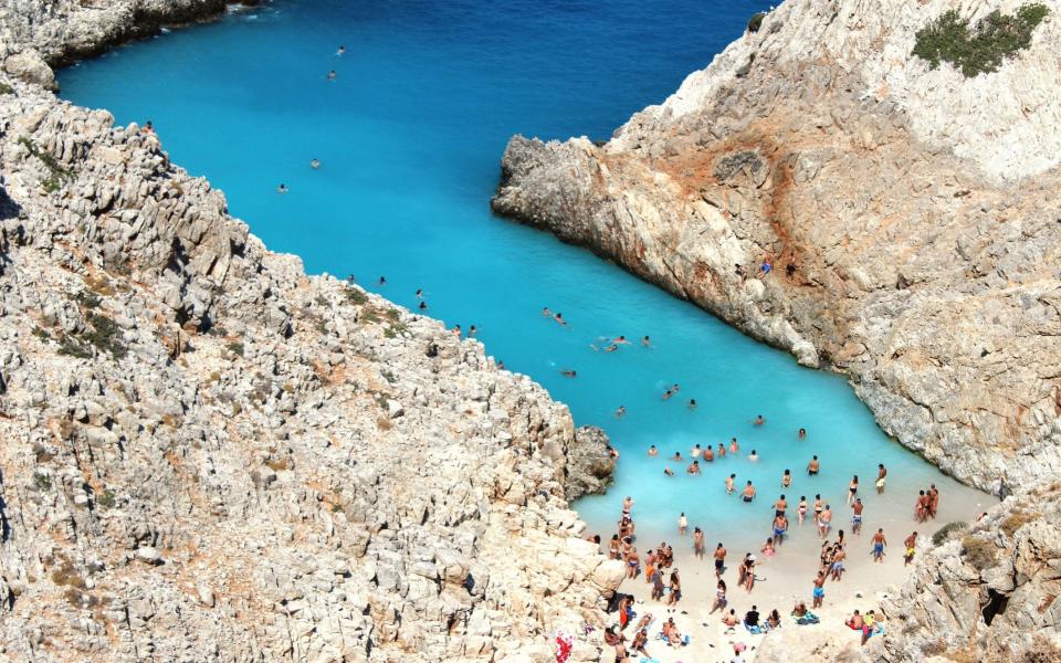 The beaches of Cyprus have been largely empty this summer - Getty