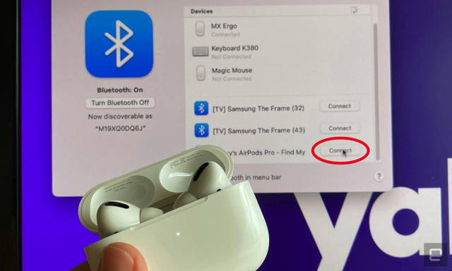 Connect airpods to 2025 both iphone and mac