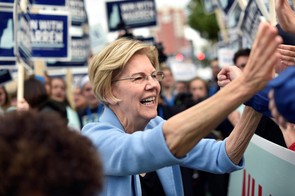 La senadora Elizabeth Warren. (/Gretchen Ertl)