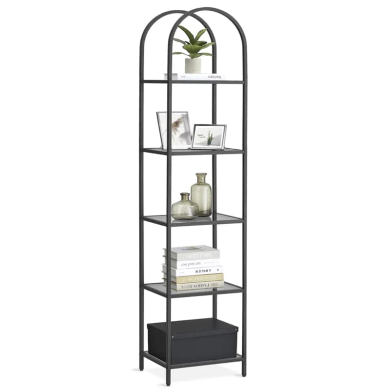 Adrianne Steel Etagere Bookcase