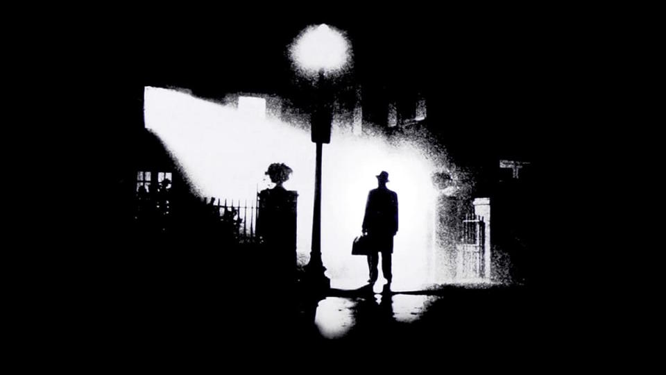 Cropped movie poster for The Exorcist