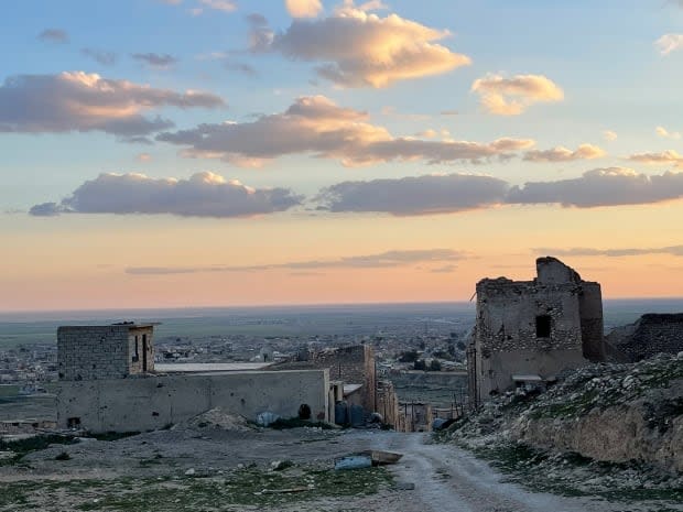 A view of Sinjar. Some of the Yazidis who have returned told CBC they feel they have no future there. Shrem is one of the residents who has not returned. He now lives in Khanke in Iraqi Kurdistan.