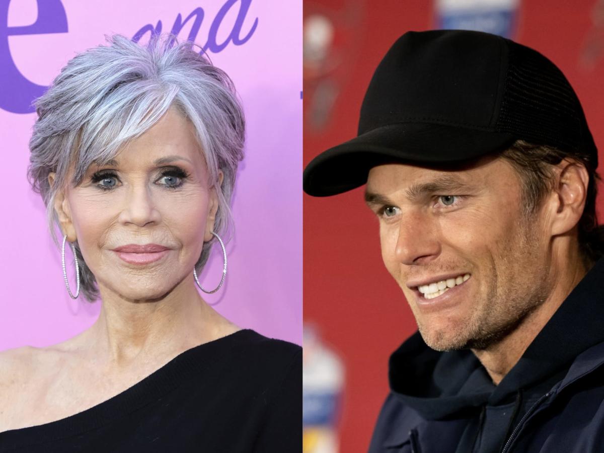 Jane Fonda powiedziała, że ​​była „całkowitą gwiazdą” i „naprawdę osłabła” w kolanach, kiedy pracowała z Tomem Bradym w latach 80-tych dla Bradys.