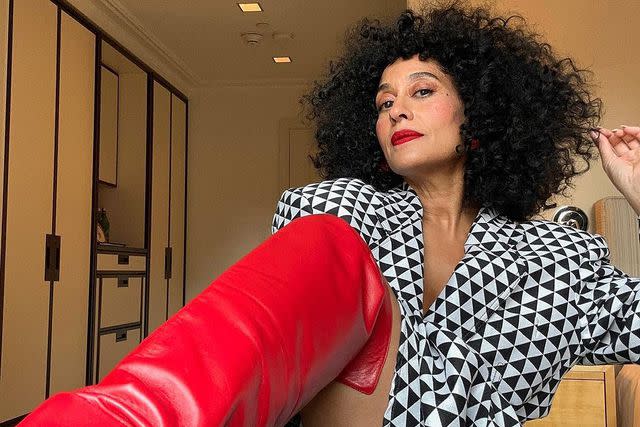 Tracee Ellis Ross Dazzles in Leopard Print Bikini: Photos