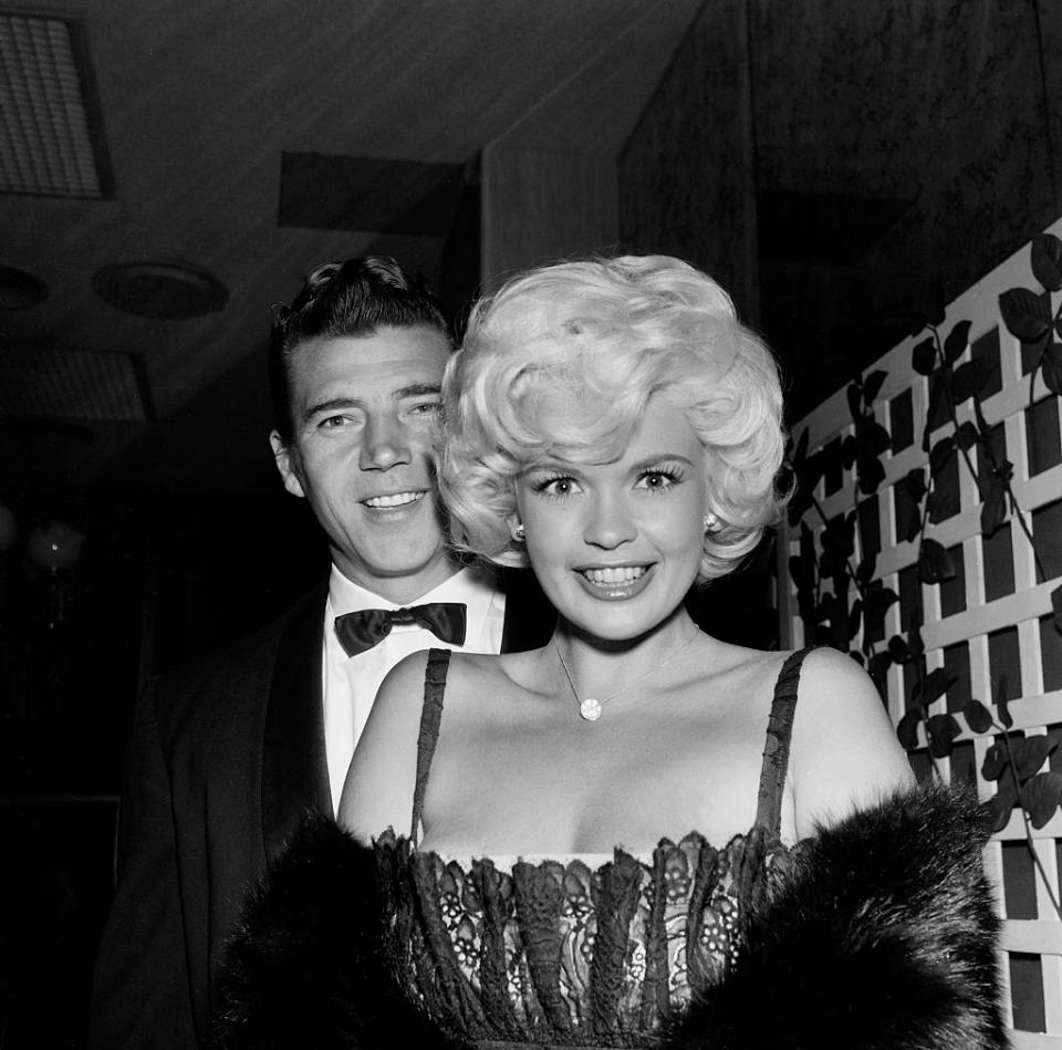 Jayne Mansfield at the 1958 Golden Globes