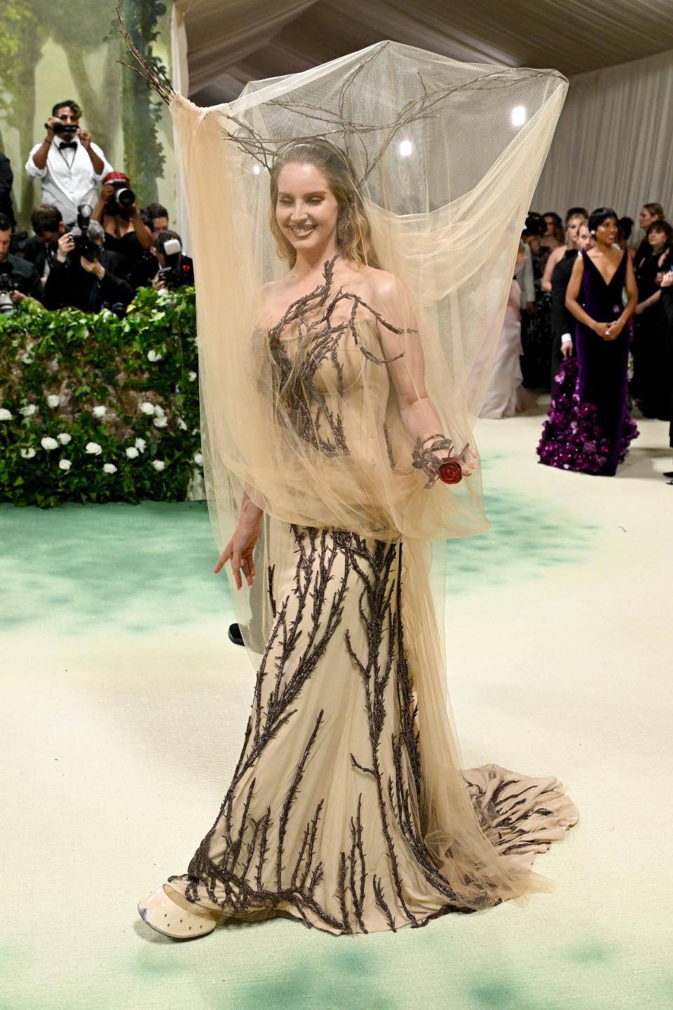 <h1 class="title">The 2024 Met Gala: "Sleeping Beauties: Reawakening Fashion" - Arrivals</h1><cite class="credit">Gilbert Flores/Getty Images</cite>