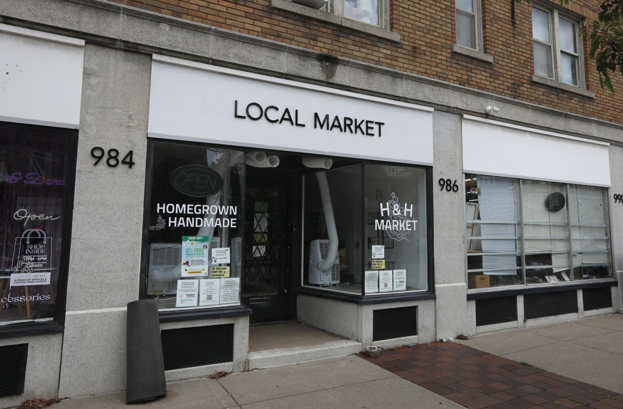 Homegrown and Handmade Market, at 986 Monroe Avenue in Rochester Tuesday, July 16, 2024. The Upper Monroe neighborhood market will be closing after five months in operation.
