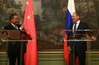 Russia's Foreign Minister Lavrov and China's State Councilor Wang meet in Moscow