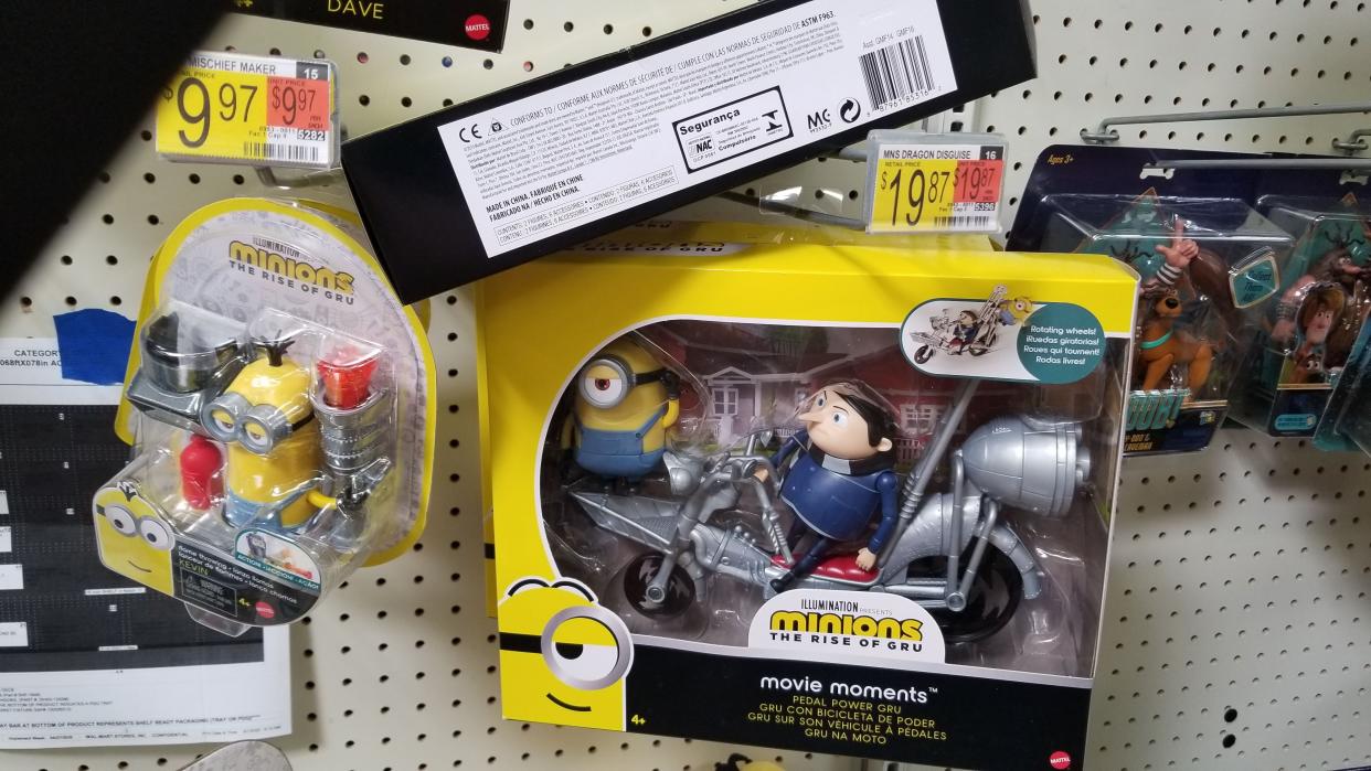 ‘Minions: The Rise of Gru’ toys - Credit: Deadline