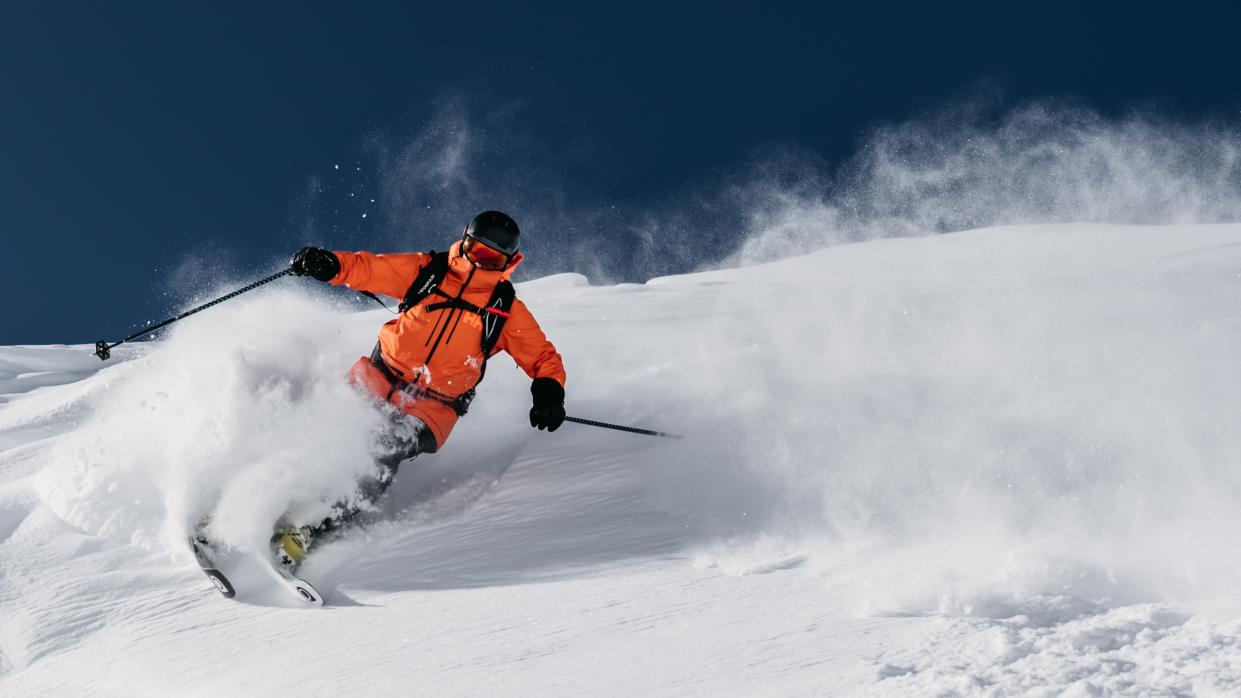  Powder skiing in Verbier. 