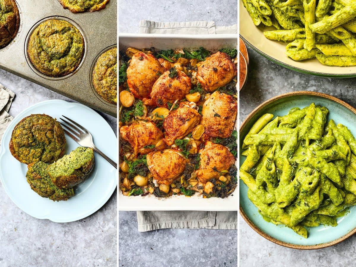 Each of these recipes contain 30 per cent of your recommended daily folate intake  (Discover Great Veg)