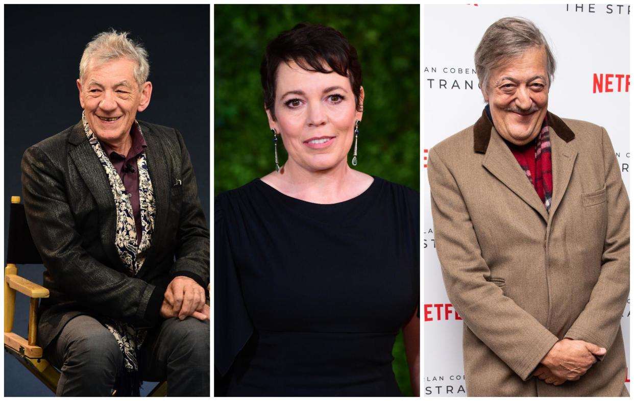 Celebs including Ian McKellan, Olivia Colman and Stephen Fry are rallying behind the Food for London Now campaign: PA