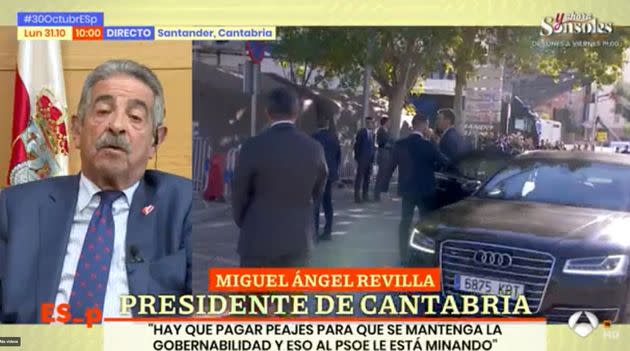 El presidente de Cantabria, Miguel Ángel Revilla, en 'Espejo Público' (Photo: Antena 3)