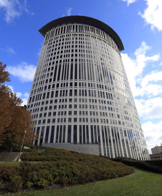 A general view of the U.S. District Courthouse in Cleveland