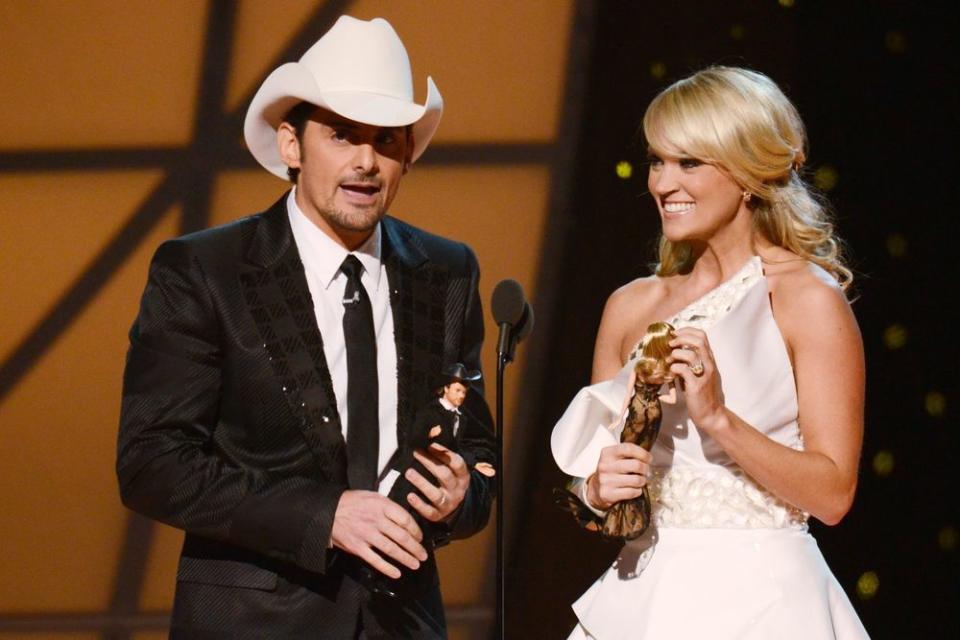 Carrie Underwood and Brad Paisley on hosting CMA Awards