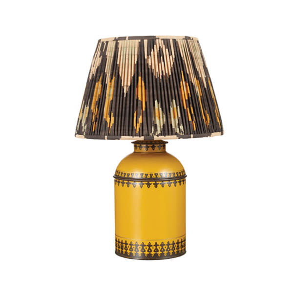 Pleated Sulu Silk Empire Lampshade - £69 - OKA Direct