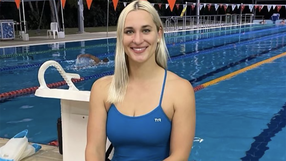 Maddie Groves has been competing in Europe, after making allegations of a toxic culture in Australian swimming prior to the Olympic trials. Picture: Instagram