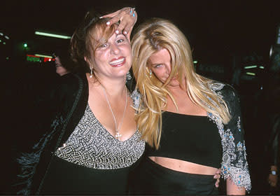 Kathy Najimy and Kirstie Alley at the Mann's Chinese Theater premiere of Warner Brothers' Battlefield Earth