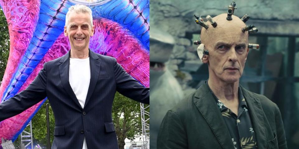 Peter Capaldi plays the Thinker in "The Suicide Squad."