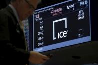 <p>Intercontinental Exchange<br> Industry: Securities<br> Fortune 500 Rank: 437<br> Revenues: $5,958,000,000<br> (Reuters) </p>