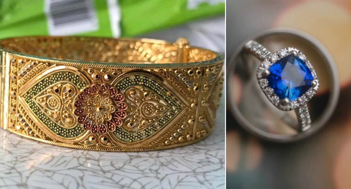Police issued these images of the jewellery while appealing for information over the raid. (West Midlands Police)