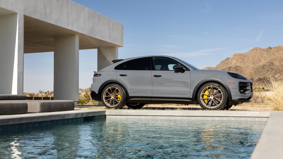 The Porsche Cayenne is one of two models the automaker builds with V-8s