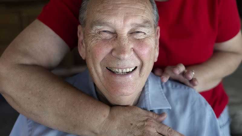 Ren Willie is pictured at his Murray home on Wednesday, July 5, 2023. A year ago, Willie was diagnosed with Alzheimer’s dementia, a progressive neurodegenerative disease that destroys memory and other mental functions over time.