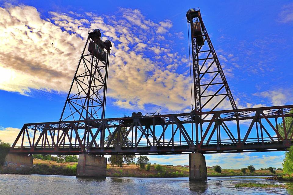 Anthony Mignone of Stockton used a Canon EOS Rebel T7i DSLR camera to photograph the historic Mossdale railroad truss bridge over the San Joaquin River in Lathrop.