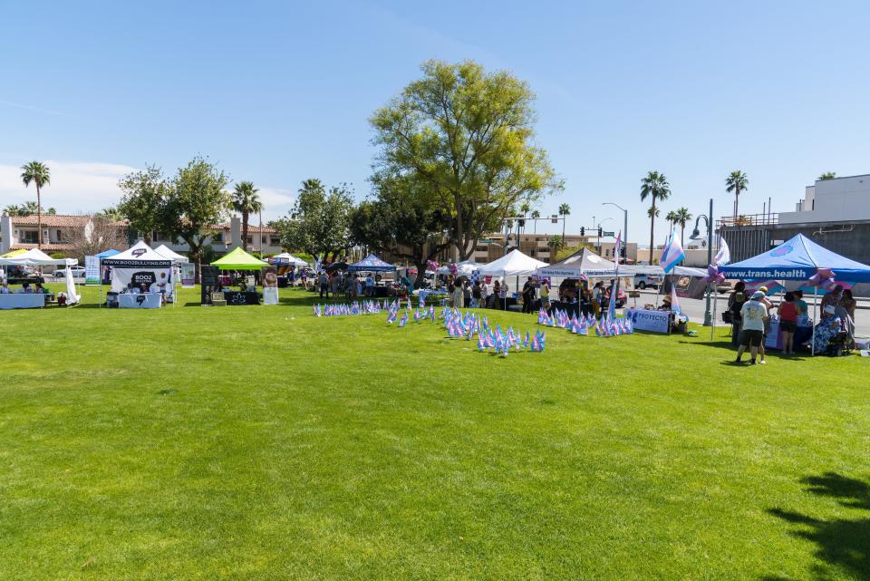 Several booths were set up at last year's Trans Pride Empower and Employ event.