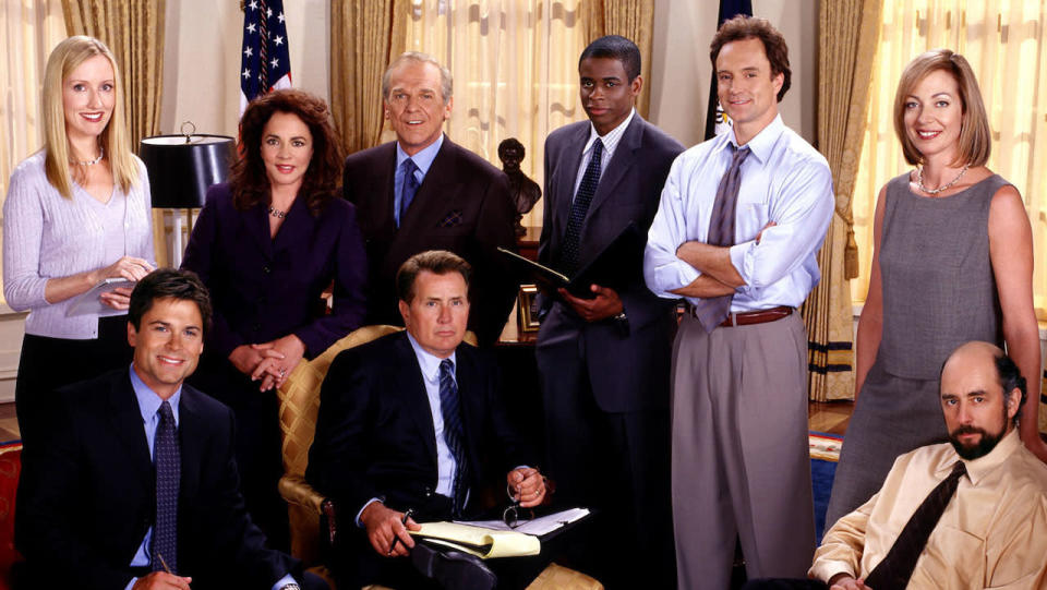 <p> <strong>Years:&#xA0;</strong>1999 &#x2013; 2006 </p> <p> An intensely idealistic President struggles with the day-to-day problems of being the leader of the free world. His hyper-articulate staff talk a lot and walk even more. Eccentric, compassionate, hilarious and sweet, The West Wing is Capra-like in its idealism but remains the gold standard for political TV drama and boasts an incredible cast &#x2013; not least Martin Sheen&#x2019;s Commander-In-Chief, Jed Bartlet. </p>