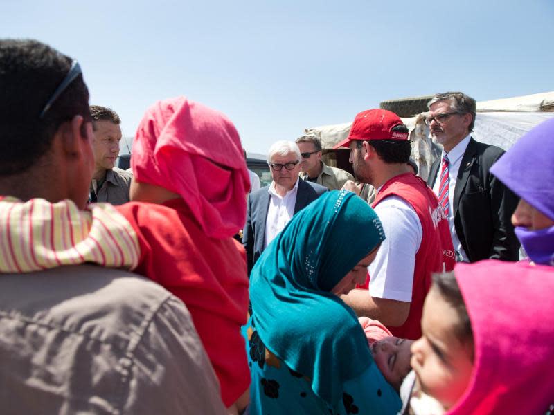 Flüchtlinge im Libanon: Der Libanon hat bereits mehr als eine Million Flüchtlinge aufgenommen. Foto: Bernd von Jutrczenka