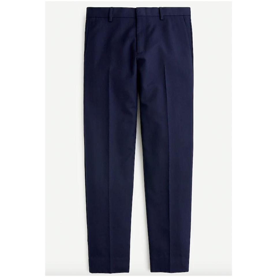 <p><strong>J.Crew</strong></p><p>jcrew.com</p><p><strong>$148.00</strong></p><p><a href="https://go.redirectingat.com?id=74968X1596630&url=https%3A%2F%2Fwww.jcrew.com%2Fp%2FJ4155&sref=https%3A%2F%2Fwww.esquire.com%2Fstyle%2Fmens-fashion%2Fg34427140%2Fbest-wool-pants-men%2F" rel="nofollow noopener" target="_blank" data-ylk="slk:Shop Now;elm:context_link;itc:0;sec:content-canvas" class="link ">Shop Now</a></p>