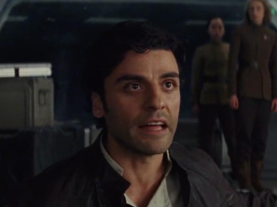 Oscar Isaac in ‘Star Wars: The Last Jedi’ (Lucasfilm)