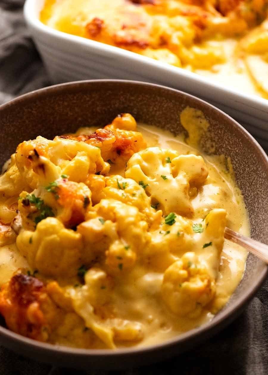 Cheesy cauliflower