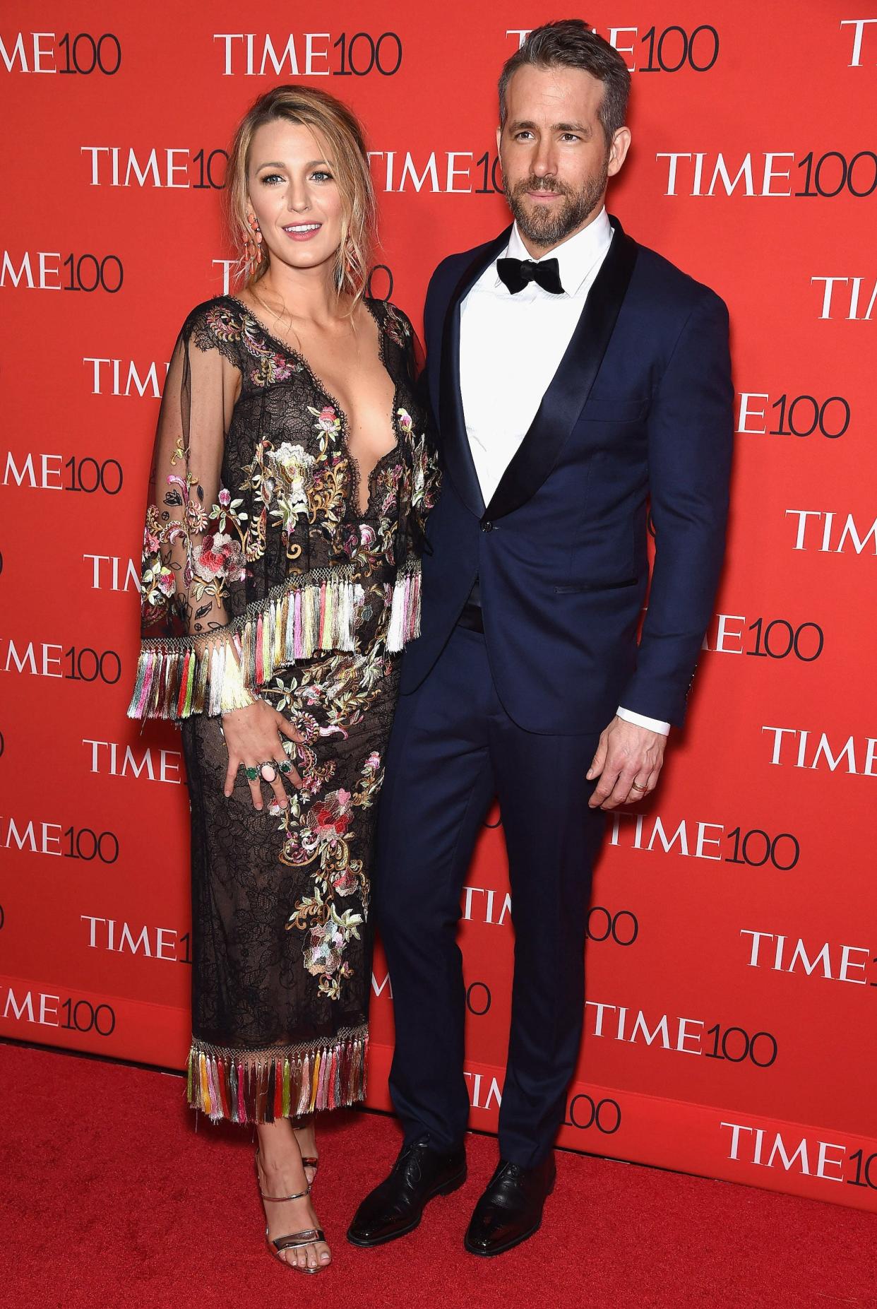 Blake Lively and Ryan Reynolds at the Time 100 Gala in 2017.