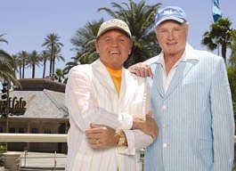 Original member of the Beach Boys Mike Love, left, and Bruce Johnston, a veteran of the group, lead the current edition of the classic '60s band into Cohasset Aug. 24.