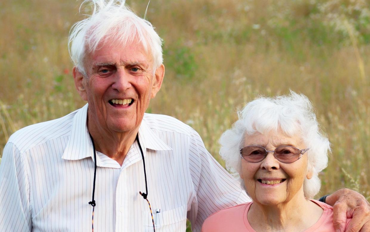 Martin Wood with his wife and research partner Audrey